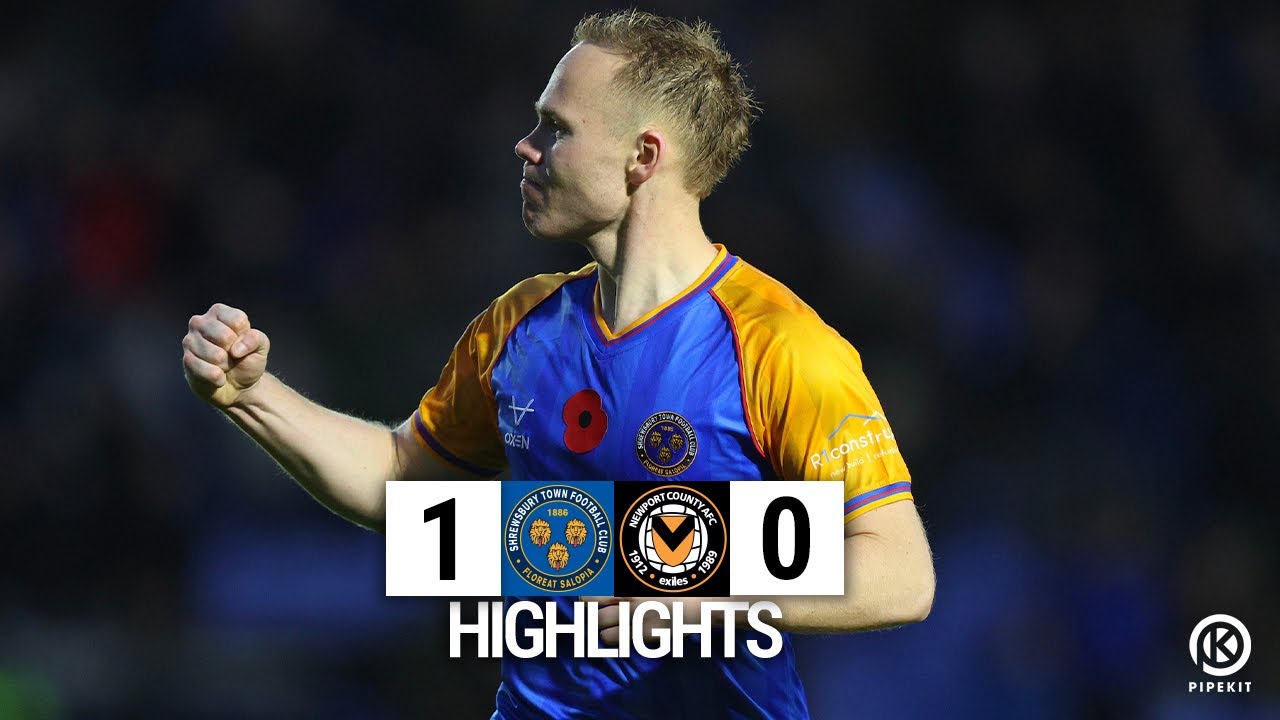 Shrewsbury Town v Newport County Highlights