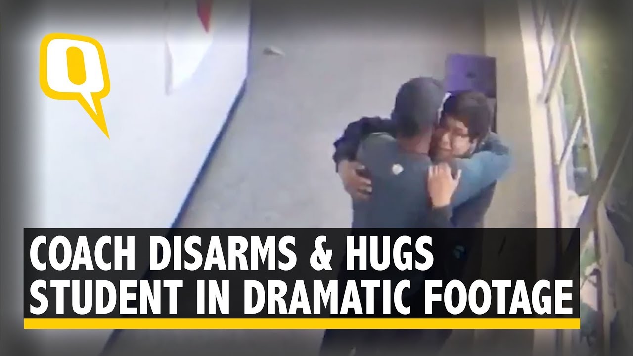 Coach Disarms Then Hugs Student In Dramatic Video | The Quint