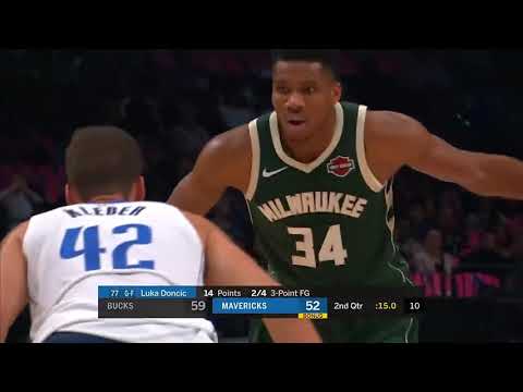 【NBA】公鹿VS獨行俠 整個場地都是字母哥的表演台!!!