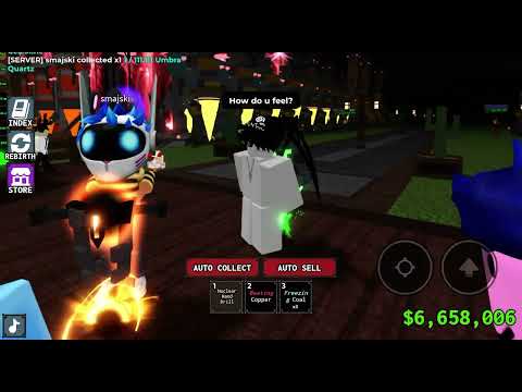 Meeting a leaderboard player in untitled drill game(#61 best ore)