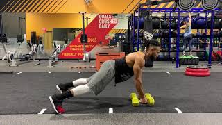 Dumbbell Row Twist