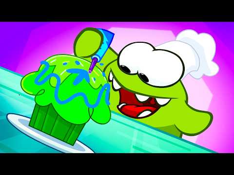 MESSY Muffin Man | Om Nom Song | Home Learning for Kids 🖍️
