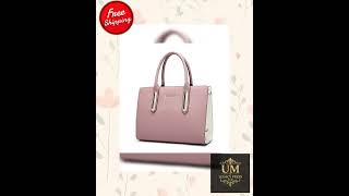 ✨ Your style statement, redefined! ✨ Introducing the Color Block Genuine Leather Women's Tote…