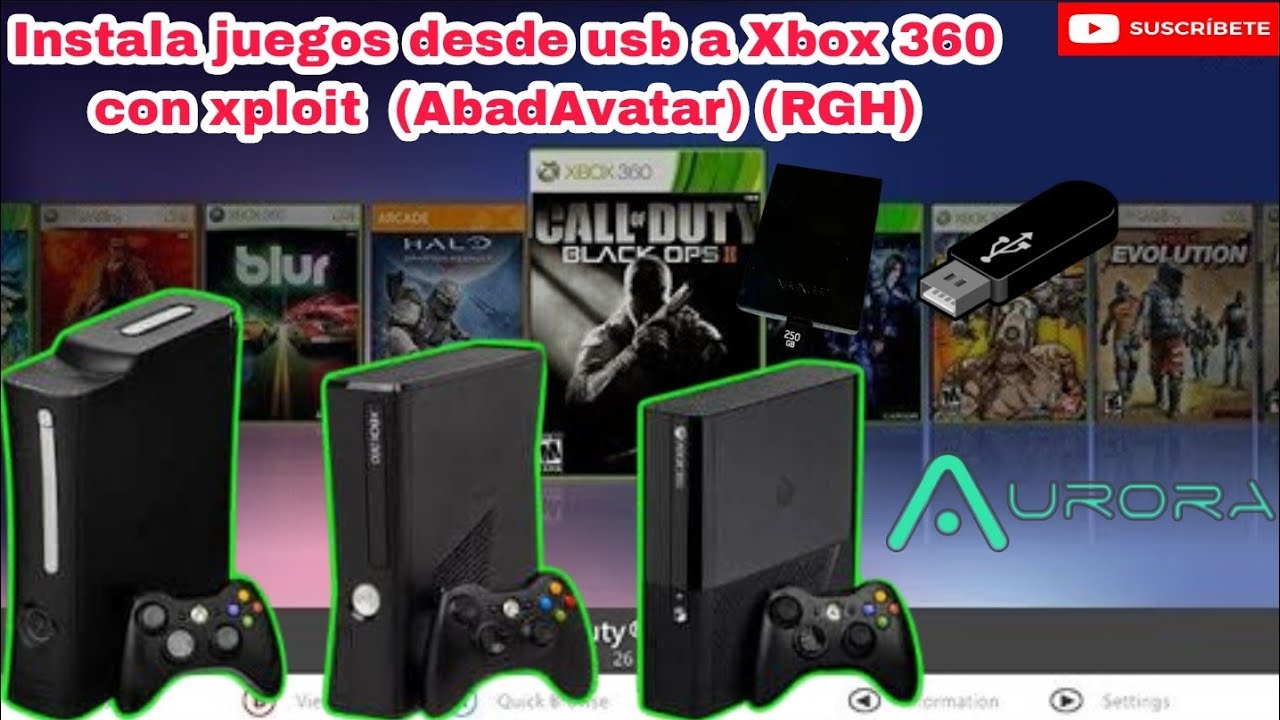 Instala juegos desde usb a Xbox 360 con xploit  (AbadAvatar) (RGH)