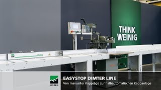 Easystop Graule Kappsäge Von Manueller Kappsäge Zur Halbautomatischen Kappanlage - Weinig