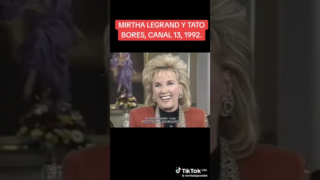 Squech Tato bores y Mirta legrand. Una joya solo disponible aqui