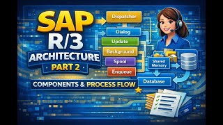 ⭐ SAP R/3 Architecture – Part 2 | Components & Process Flow ⭐