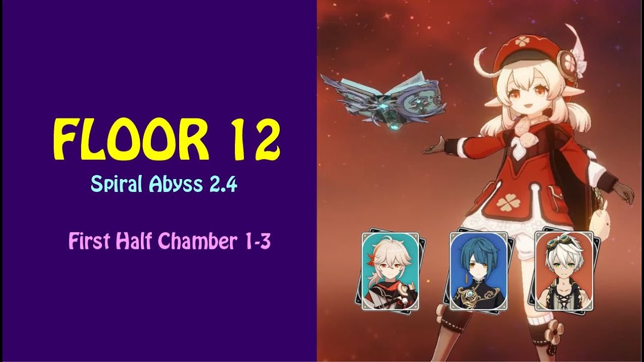 C0 Klee Vaporize Team | Spiral Abyss 2.4 [Floor 12]