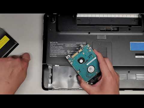 Sony Vaio PCG-7184L VGN-NW240F Disassembly RAM SSD Hard Drive Sony Vaio PCG-7184L VGN-NW240F Disassembly RAM SSD Hard Drive