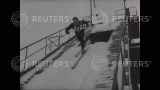 1955 GERMANY: SKI JUMPING