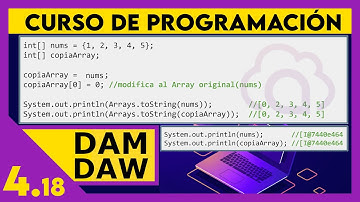 JAVA: Copiar y clonar Arrays ☕ DAM - DAW