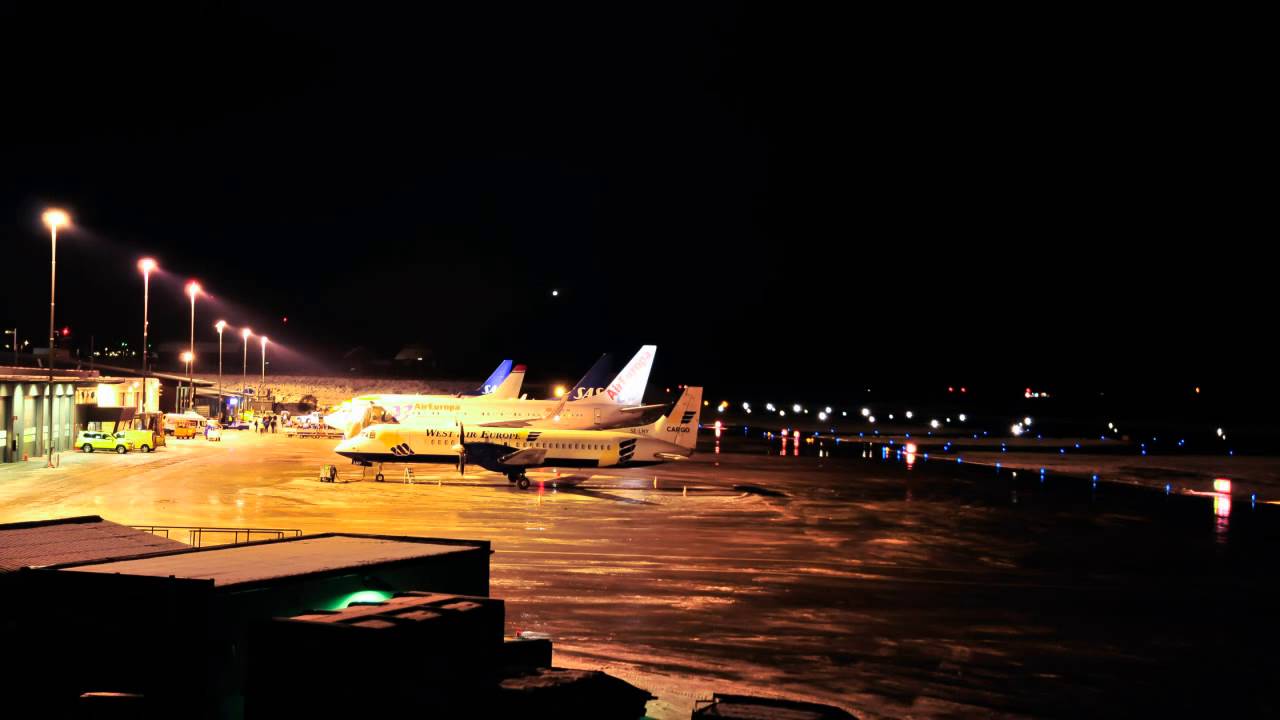 Molde lufthavn, Årø. 22.11.2013