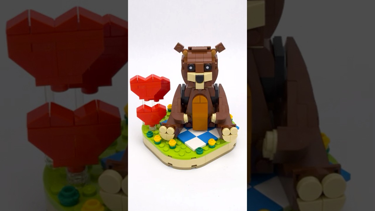 Valentine's Brown Bear 40462 Speed Build - LEGO Valentine