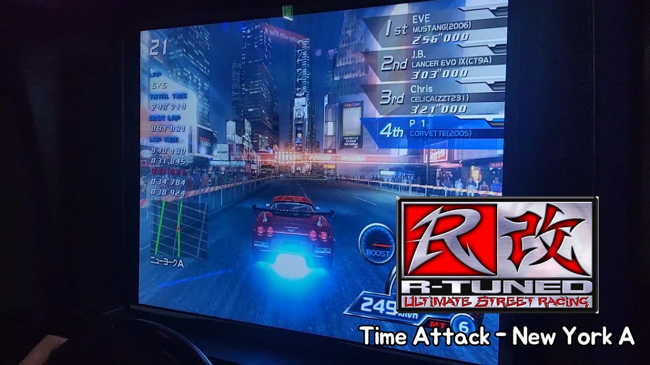 [Arcade Play Sample] 2008 R-TUNED - New York A (Time Attack) / R-TUNED ...