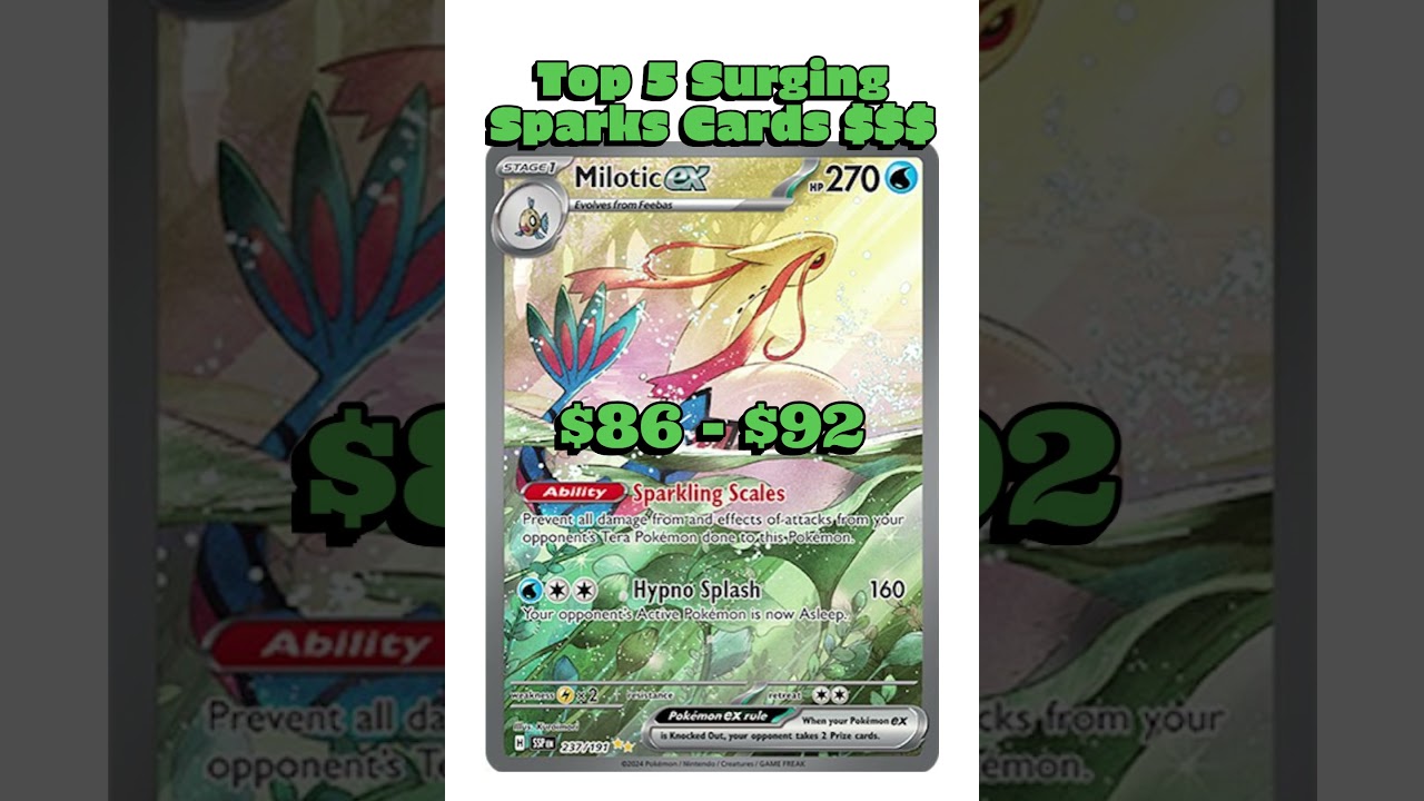 Top 5 Most Expensive Surging Sparks Pokémon Cards (You’ll Want These!) 