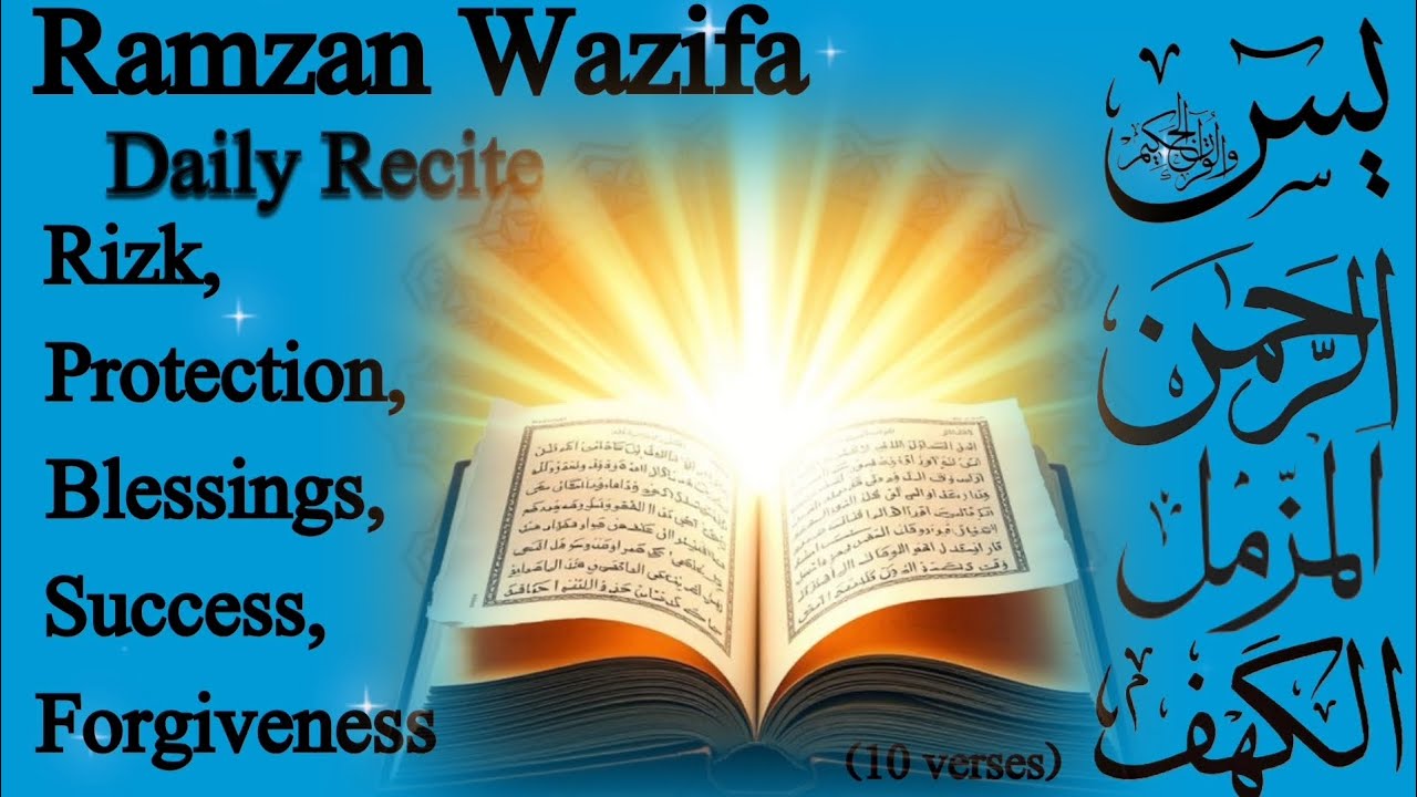 Surahs that bring Rizq, Blessings, Protection, Success, Forgiveness,🕌✨Daily  Recite. 
