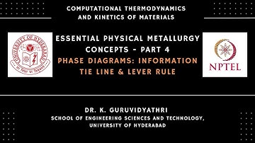 Essential physical metallurgy concepts 4: Phase diagram - Information