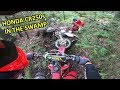 Honda CR250s Swamp Riding