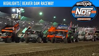 World of Outlaws NOS Energy Drink Sprint Cars | Beaver Dam Raceway | June 17th, 2023 | HIGHLIGHTS