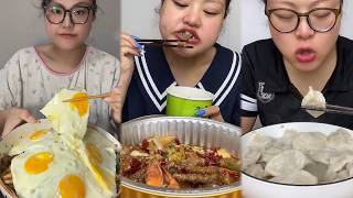 Mukbang food challeng new with real sound #d9mukbang #mukbang screenshot 3