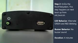 Celiveo CSA LED buzzer behavior  - upgrading with the WebAdmin portal - success