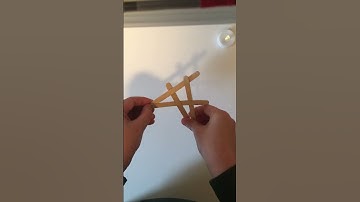 How to make a popsicle stick bomb/Chinese throwing star