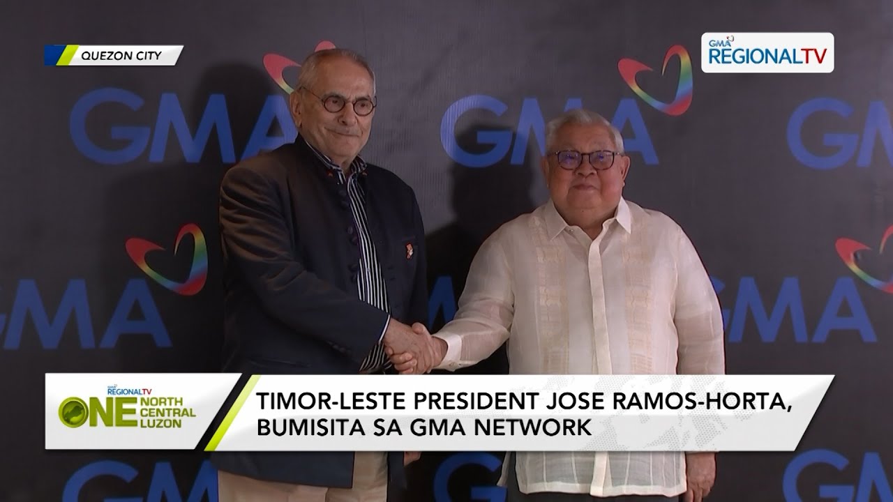 One North Central Luzon: Timor-Leste President Jose Ramos-Horta, bumisita sa GMA Network
