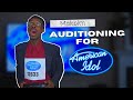 Auditioning for american idol