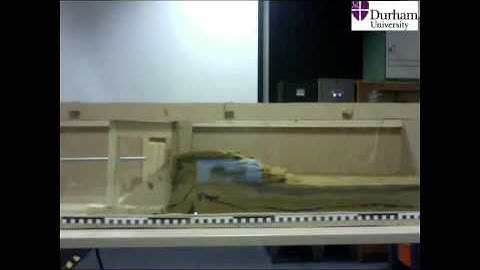 compressional sandbox experiment - Durham Uni Earth Sciences