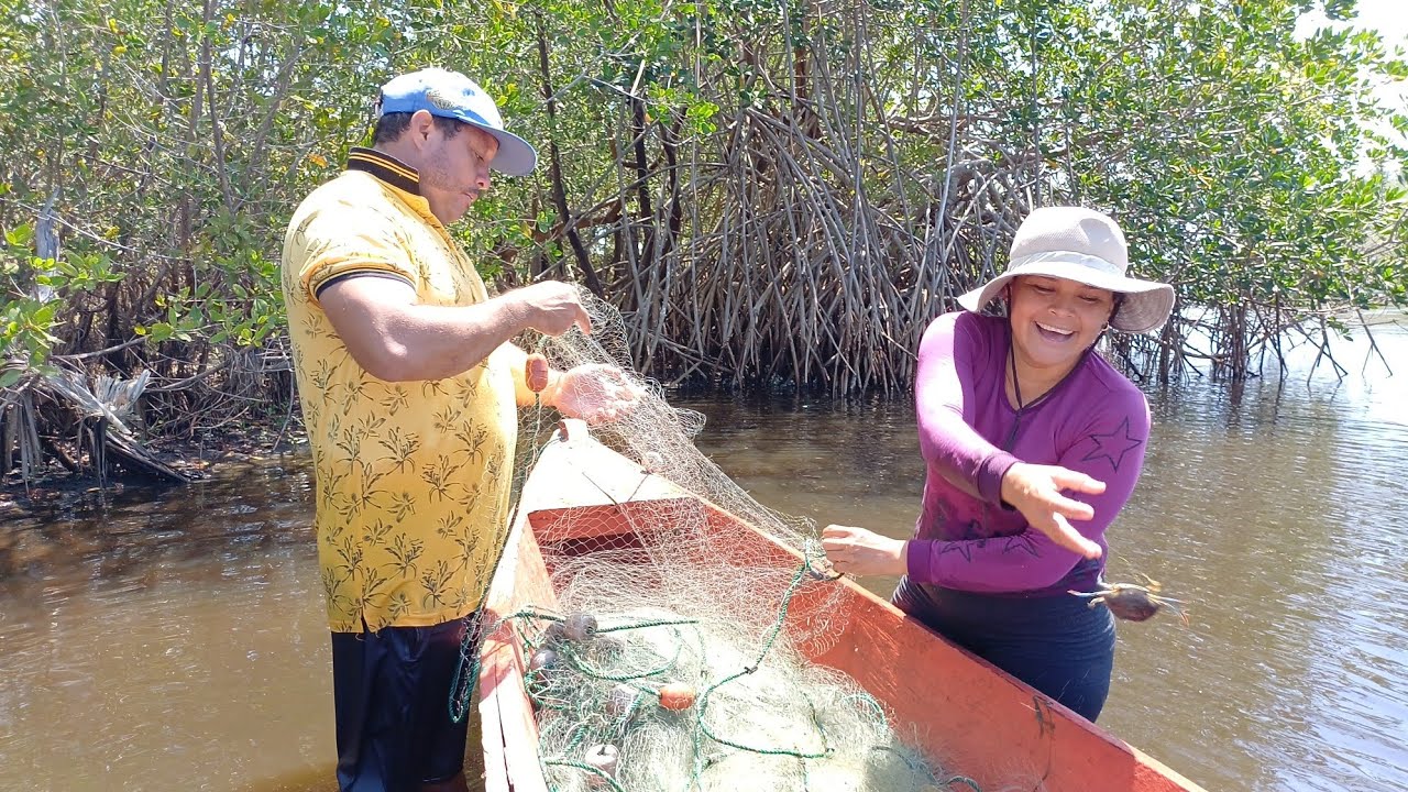 BUENO YO FELIZ SACANDO JAIBAS Y PESCADOS MIREN 🐠🐟🐟🐠