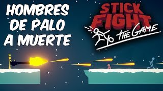 HOMBRES DE PALO MASACRE! Stick Fight: The Game en Español - GOTH screenshot 2