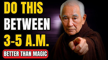 If You Wake Up Between 3AM & 5AM, DO THESE 3 THINGS! | Buddhist Wisdom
