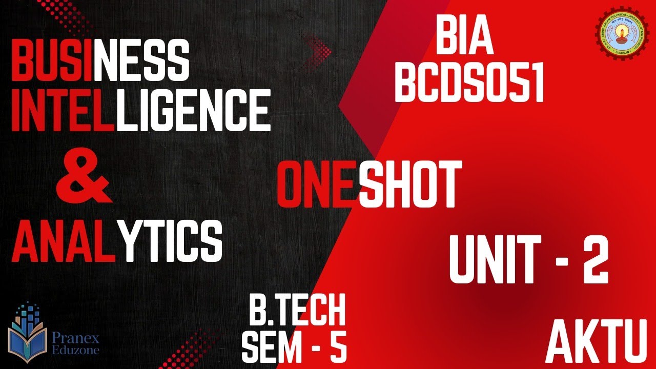 BIA Unit 2 One Shot | Easy Explanation | AKTU | B.tech | 5th Sem | BCDS051