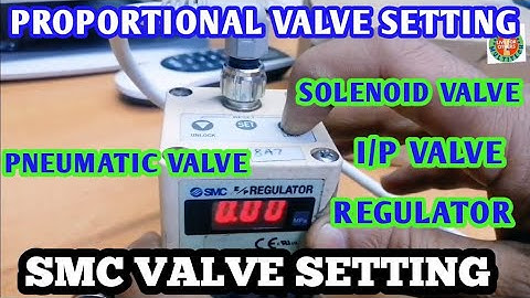 smc proportional valve|proportional valve setting|pressure regulating valve|pneumatic valve setting