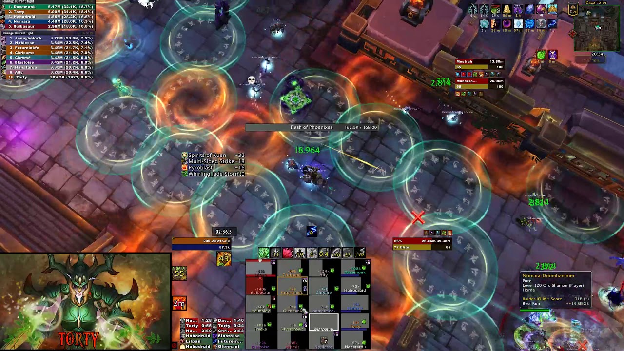 Pure vs Mythic Jadefire Masters, Resto Druid PoV