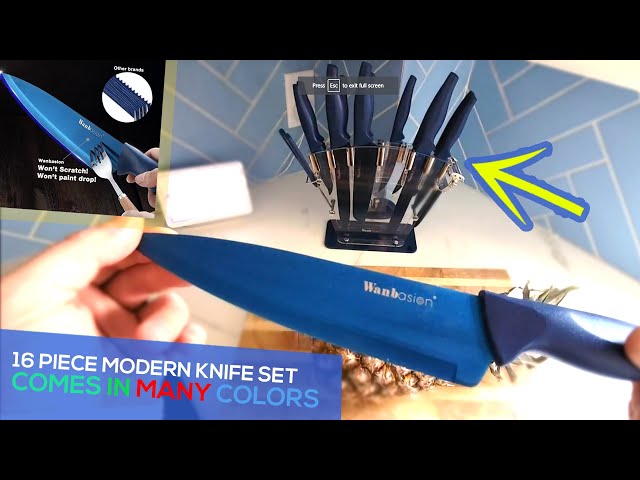  Home Hero 16 Pcs Kitchen Knife Set, Chef Knife Set