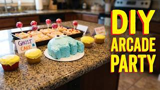 Arcade Themed Birthday Treat Catering Ideas For Video Game Parties