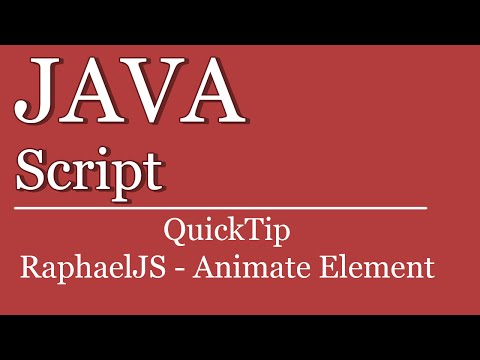 QuickTip #210 - JavaScript SVG Tutorial - RaphaelJS AnimateElement
