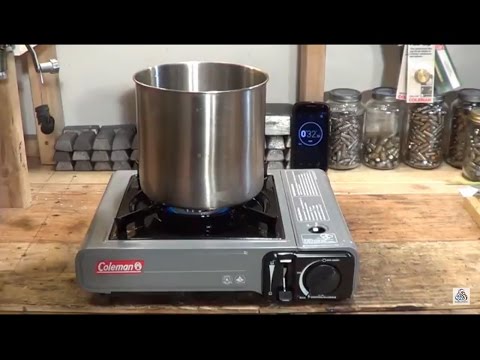 Coleman butane single burner stove boil