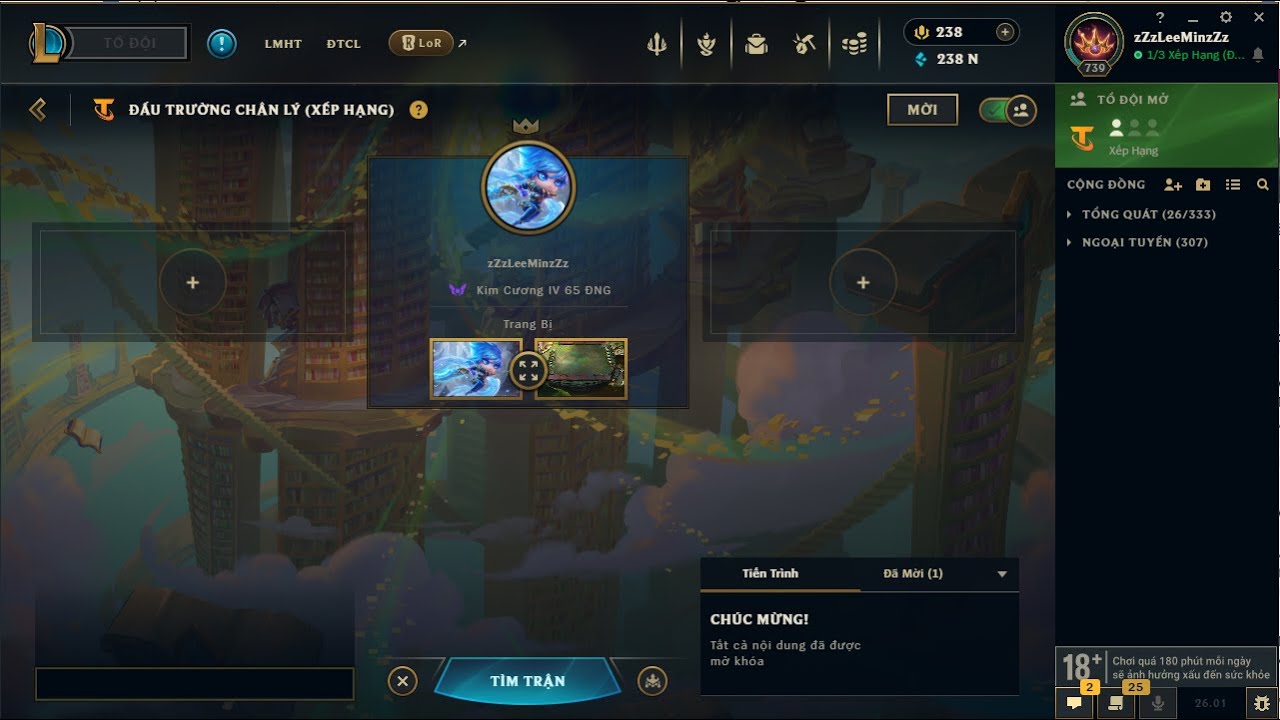 Đấu Trường Chân Lý - Kim Cương 3 UP Cao Thủ ... !