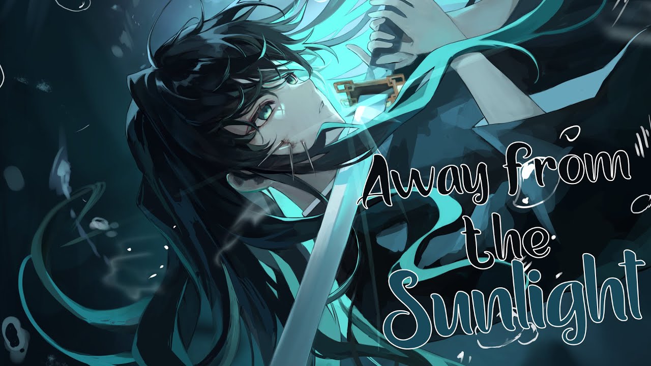 『Nightcore』➼ Away From The Sunlight - Unlike Pluto (Lyrics)