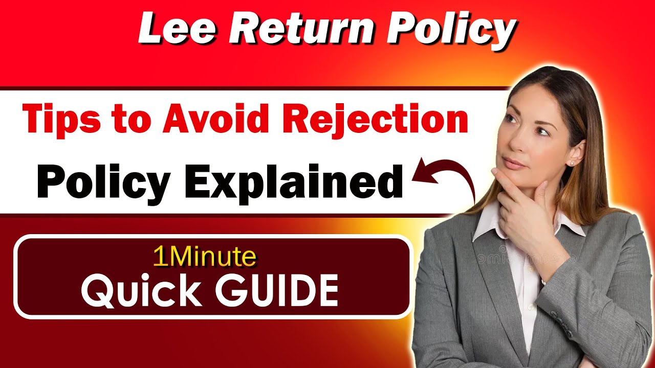 Политика возврата товаров Lee [Обязательно посмотрите перед покупкой]
