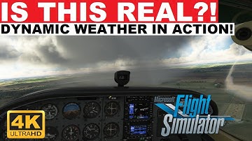 WHY I LOVE MSFS: MIND BLOWING WEATHER IN 4K! SIM UPDATE 11 BETA