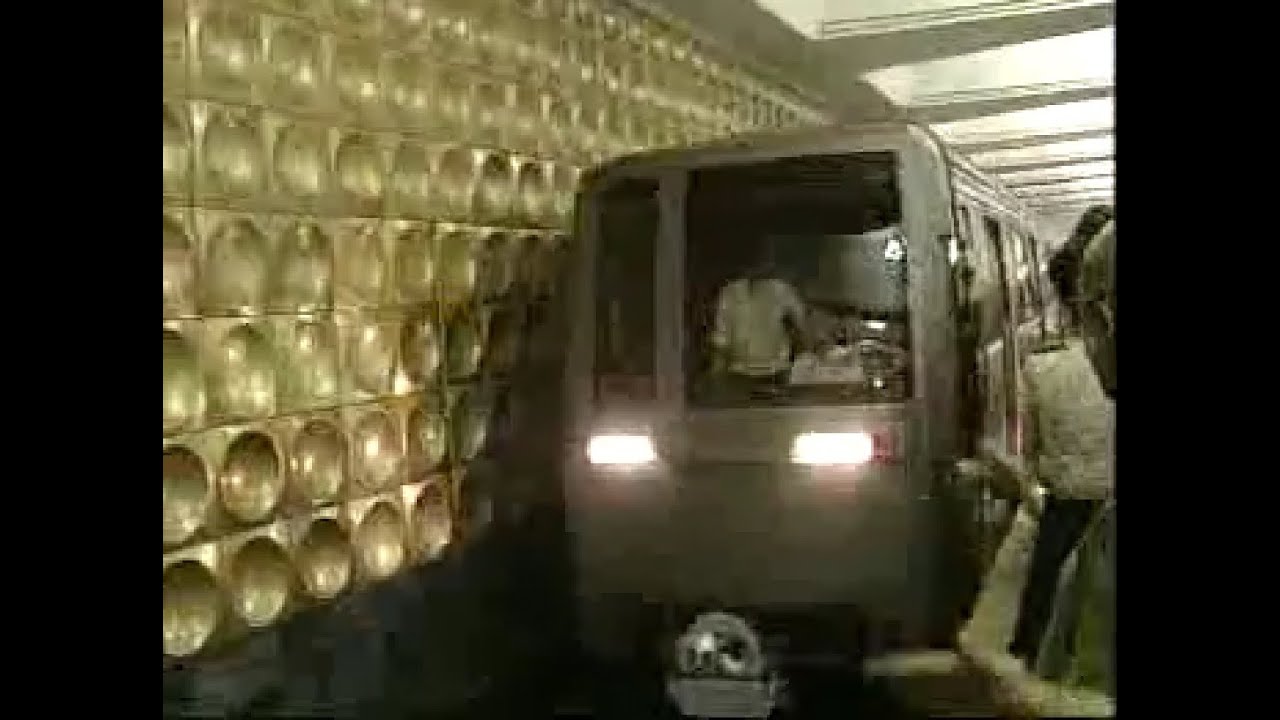 81-720 «Яуза» 0008 Москва ( презентация поезда на Люблинской линии )