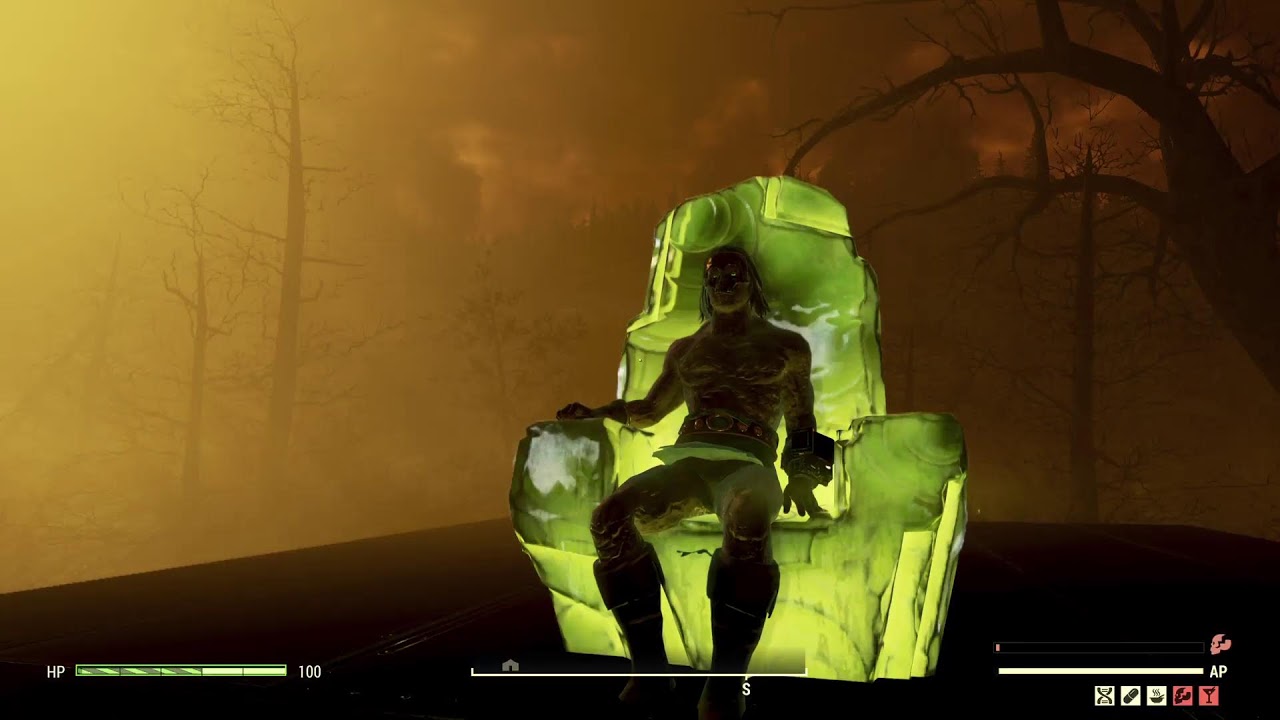 Archon John being a ghoul for cool points in Fallout