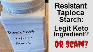 Resistant Tapioca Starch: Keto Friendly or Scam? (CGM Test) Is Tapioca Fiber Keto