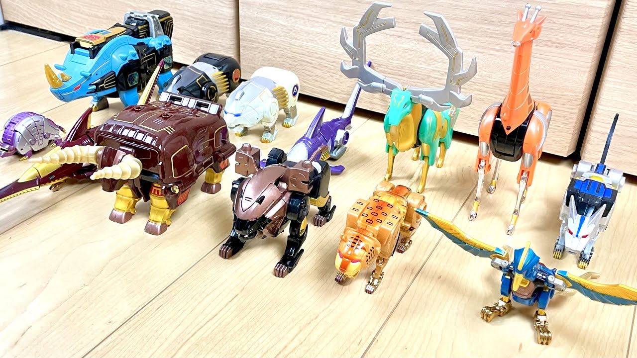 PowerRangers WildForce #4】🦁🐯🦅🦬🦈高級感バツグン