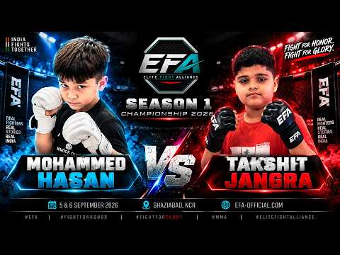 Mohammed Hasan vs Takshit Jangra | Full Fight | EFA Season 1 Championship 2026 | Episode 02