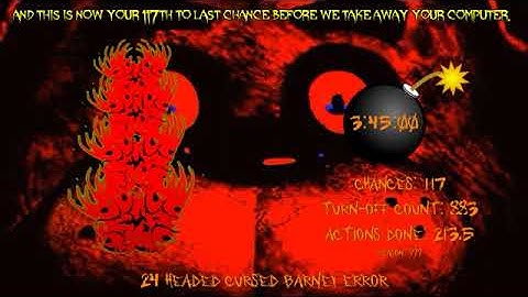 (NOT MY VIDEO) Barney Error 100 (TSDLAVSBEITG) Part 89 {The Part Where Cursed Modes End} (FV)