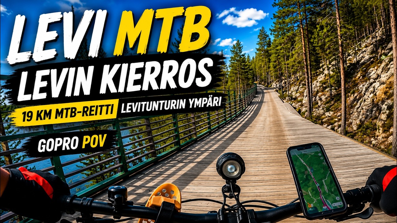 Levi MTB | Levin kierros | 19 km Levitunturin ympäri | GoPro POV